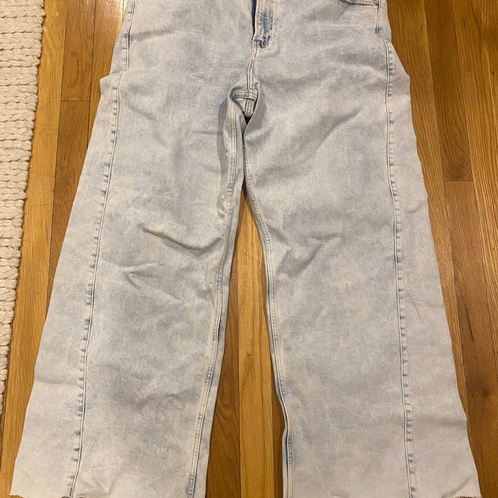GAP High Rise Stride Jeans in Light Blue